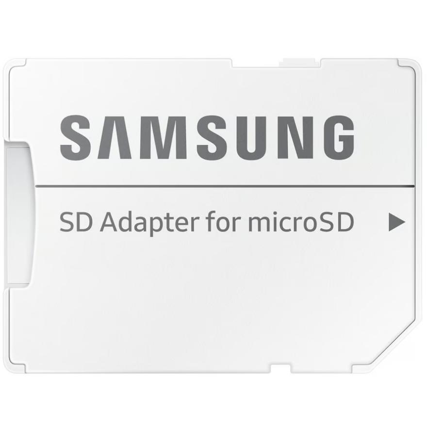 A large main feature product image of Samsung EVO Plus 128GB microSDXC U3 V30 A2 UHS-I microSD Card