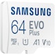 A small tile product image of Samsung EVO Plus 64GB microSDXC U3 V30 A2 UHS-I microSD Card