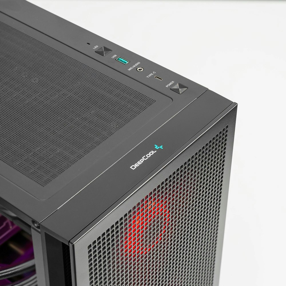 A large main feature product image of PLE Phantom RTX 4080 SUPER Prebuilt Ready To Go Gaming PC