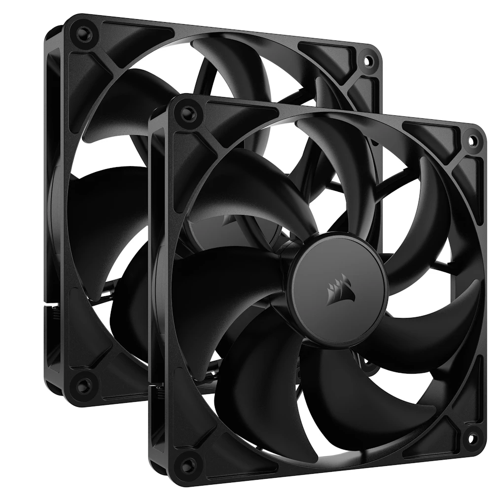 Corsair RS140 - 140mm PWM Fan 2-Pack (Black)