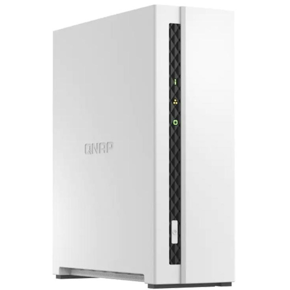 A large main feature product image of QNAP TS-133 1-Bay NAS (1.8GHz ARM 4-Core, 2GB RAM, 1GbE)
