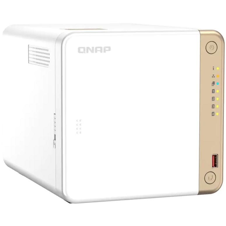 A large main feature product image of QNAP TS-462 4-Bay NAS (2.9GHz Celeron 2-Core, 4GB RAM, 2.5GbE)