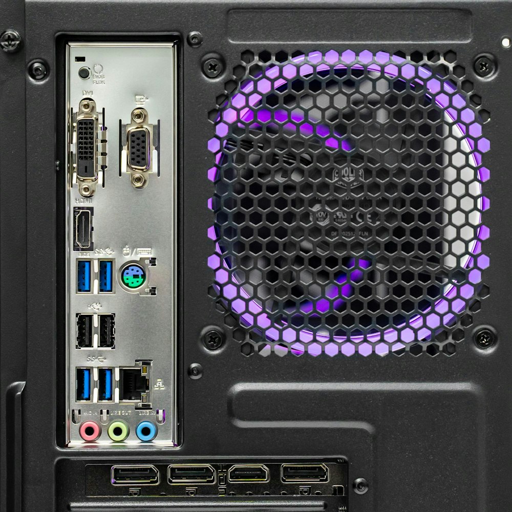 A large main feature product image of PLE Sabre RTX 4060 Prebuilt Ready To Go Gaming PC