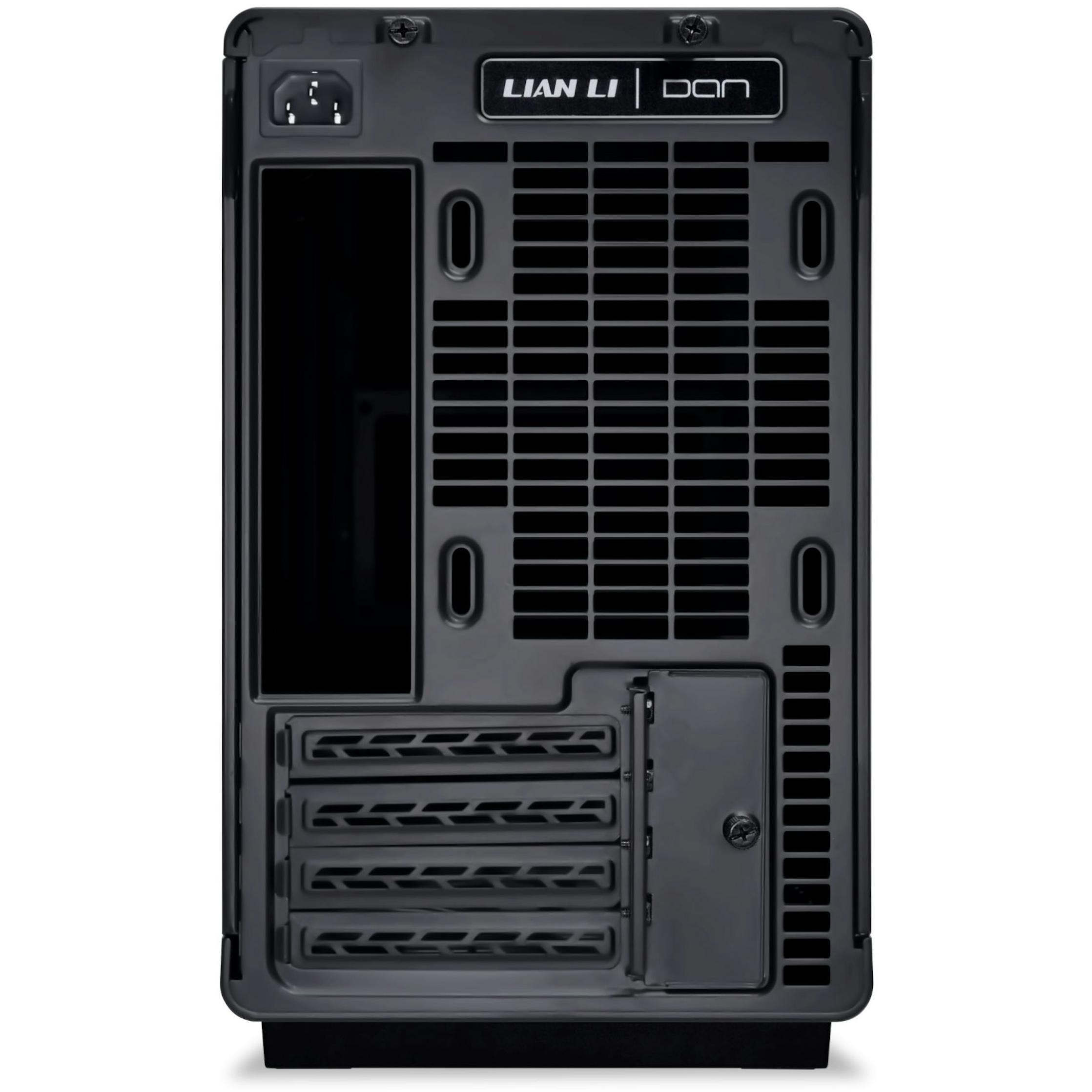 A large main feature product image of Lian Li DAN-A3 26L Compact mATX Case (Black)