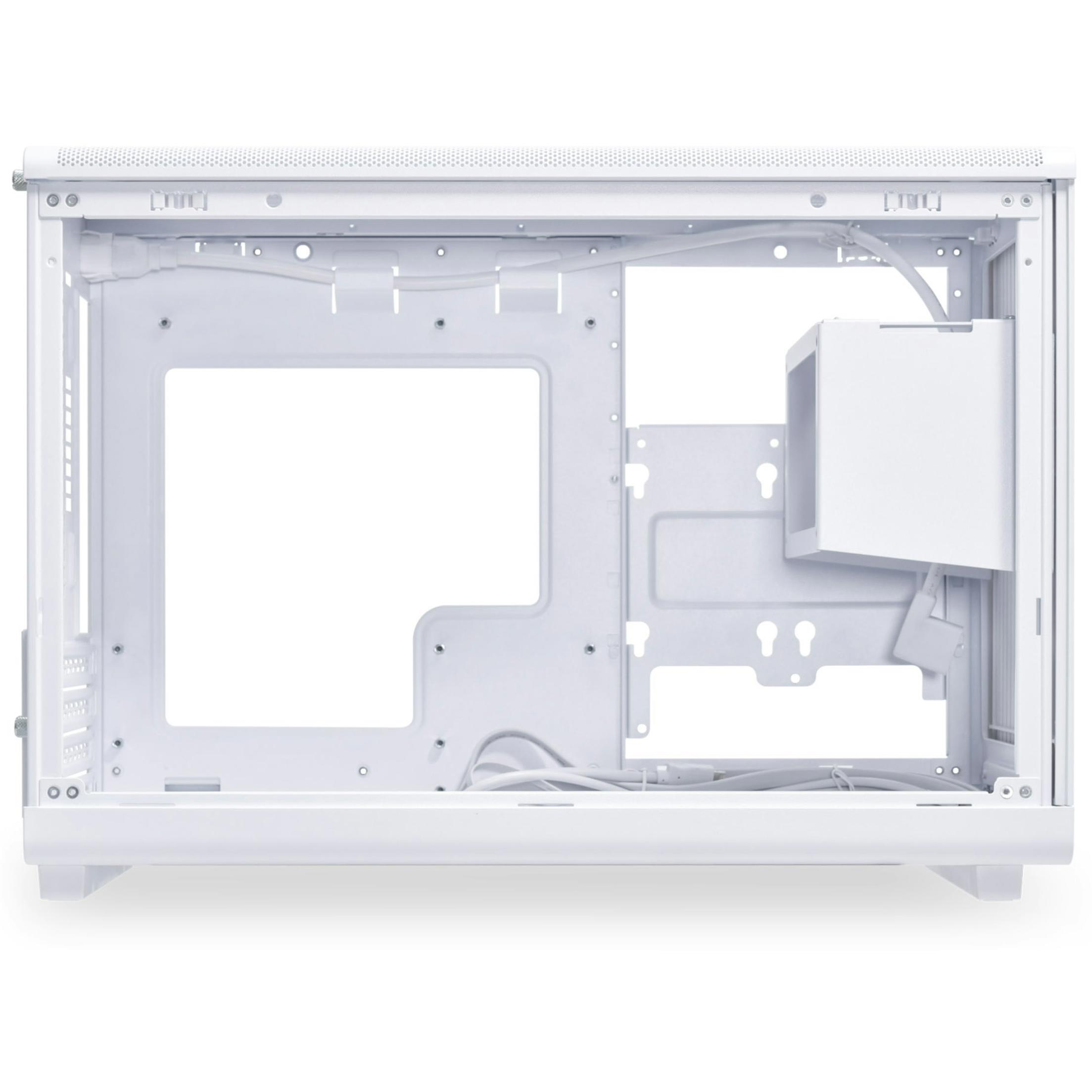 A large main feature product image of Lian Li DAN-A3 26L Compact mATX Case (White)