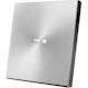 A small tile product image of ASUS ZenDrive U9M External USB-A/C DVD Drive - Silver
