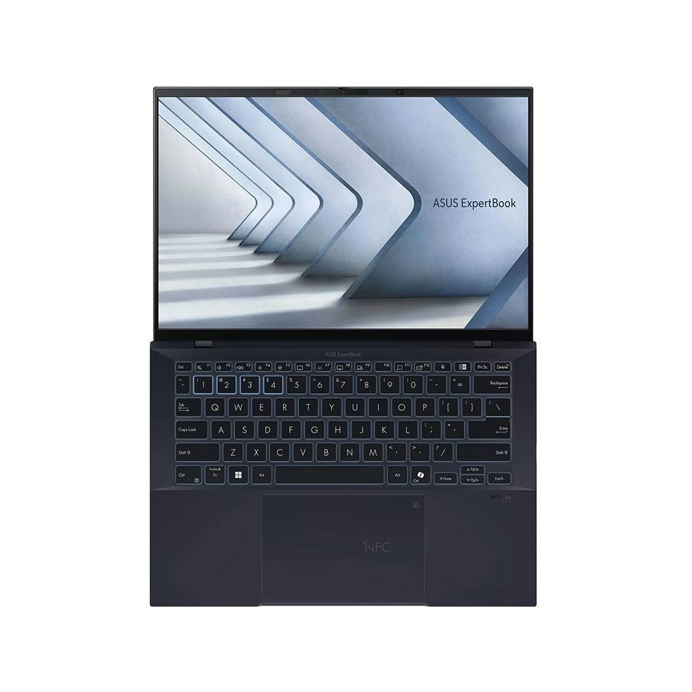 A large main feature product image of ASUS ExpertBook B9 (B9403) - 14" 90Hz OLED, Core 7 150U, 32GB/1TB - Win 11 Pro Business Notebook