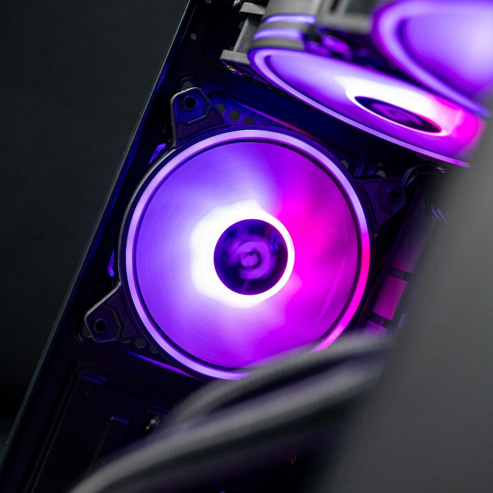 A large main feature product image of PLE Eve RTX 4070 Prebuilt Ready To Go Gaming PC 