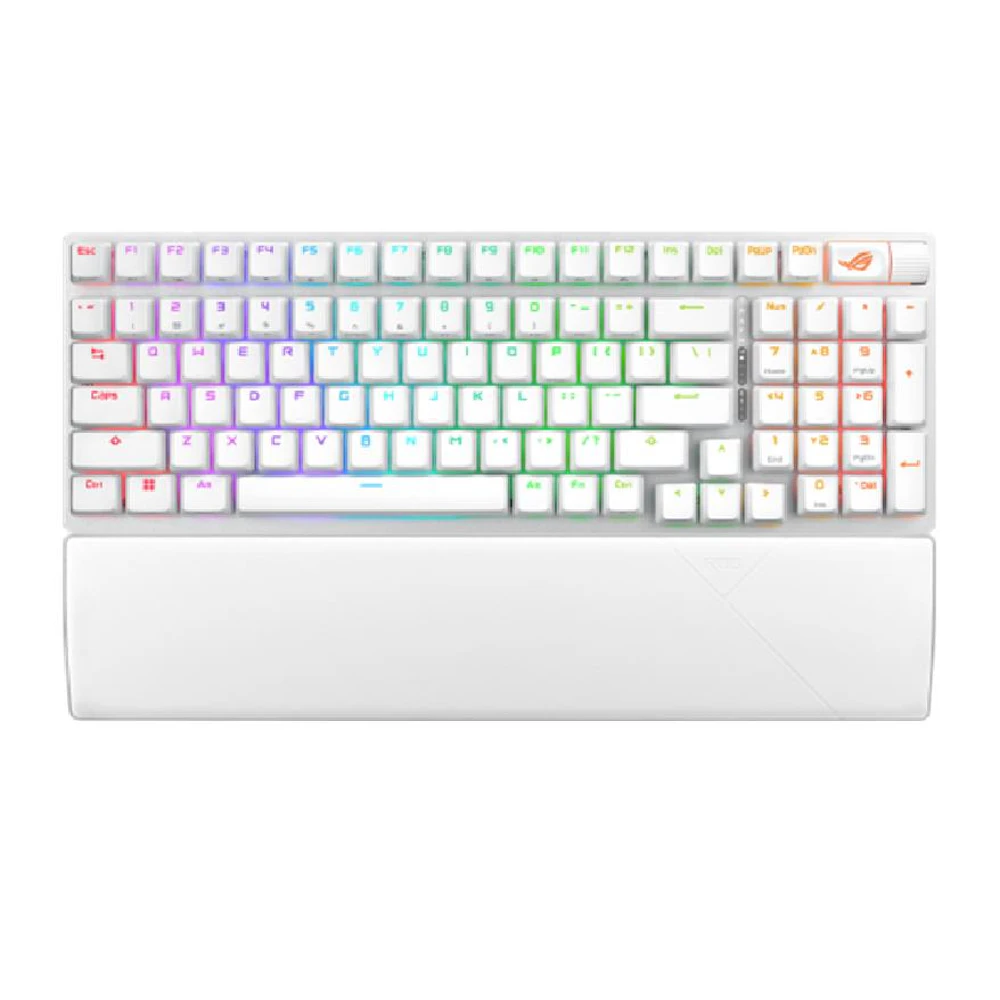 ASUS ROG Strix Scope II 96 Wireless Mechanical Gaming Keyboard - Snow Switch (White)