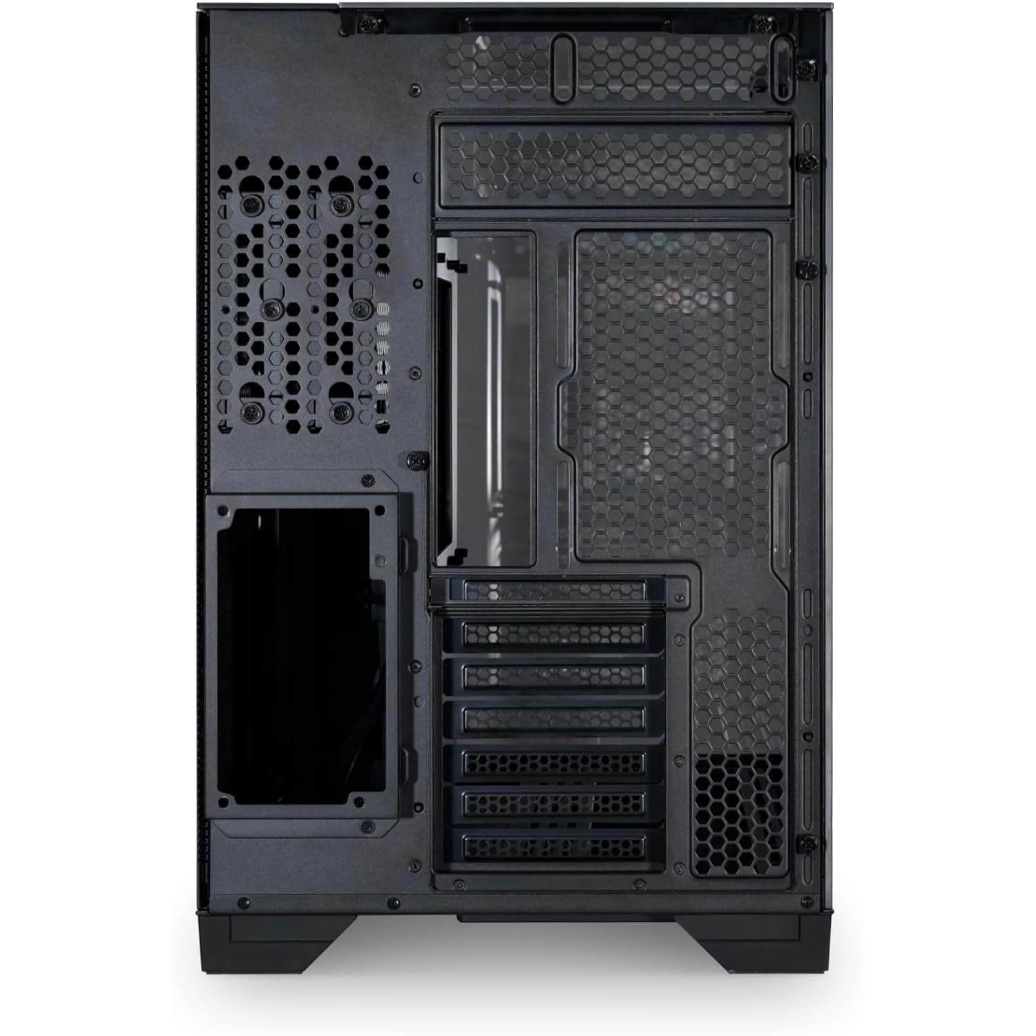 A large main feature product image of Lian Li O11 Vision - Mid Tower ATX Case (Chrome)