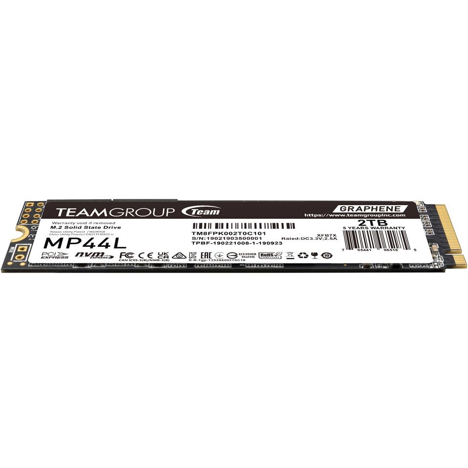 Team MP44L PCIe Gen4 NVMe SSD 2TB PLE Computers