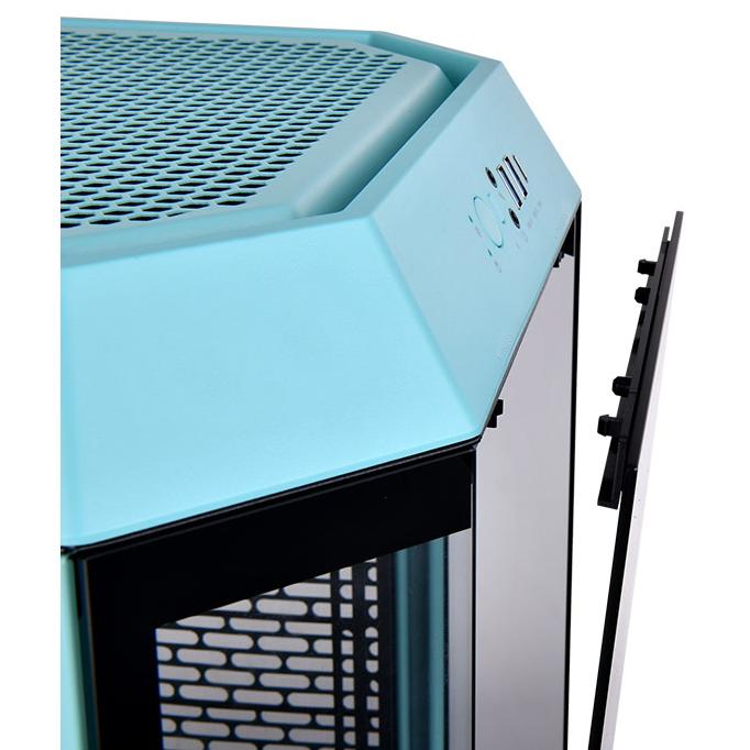 A large main feature product image of Thermaltake The Tower 300 - Micro Tower Case (Turquoise)