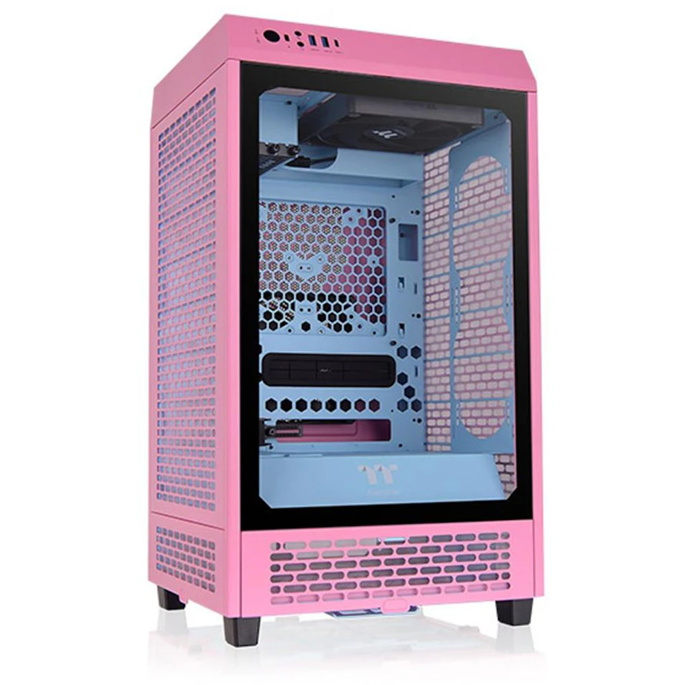 Thermaltake The Tower 200 - Mini Tower Case (Bubble Pink)