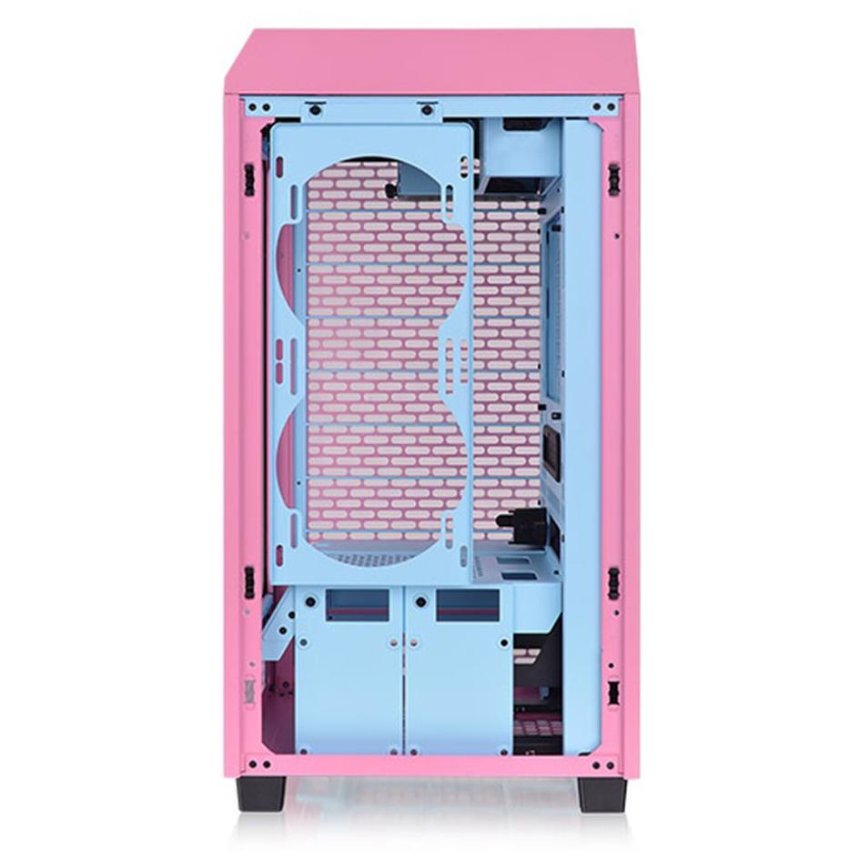 A large main feature product image of Thermaltake The Tower 200 - Mini Tower Case (Bubble Pink)