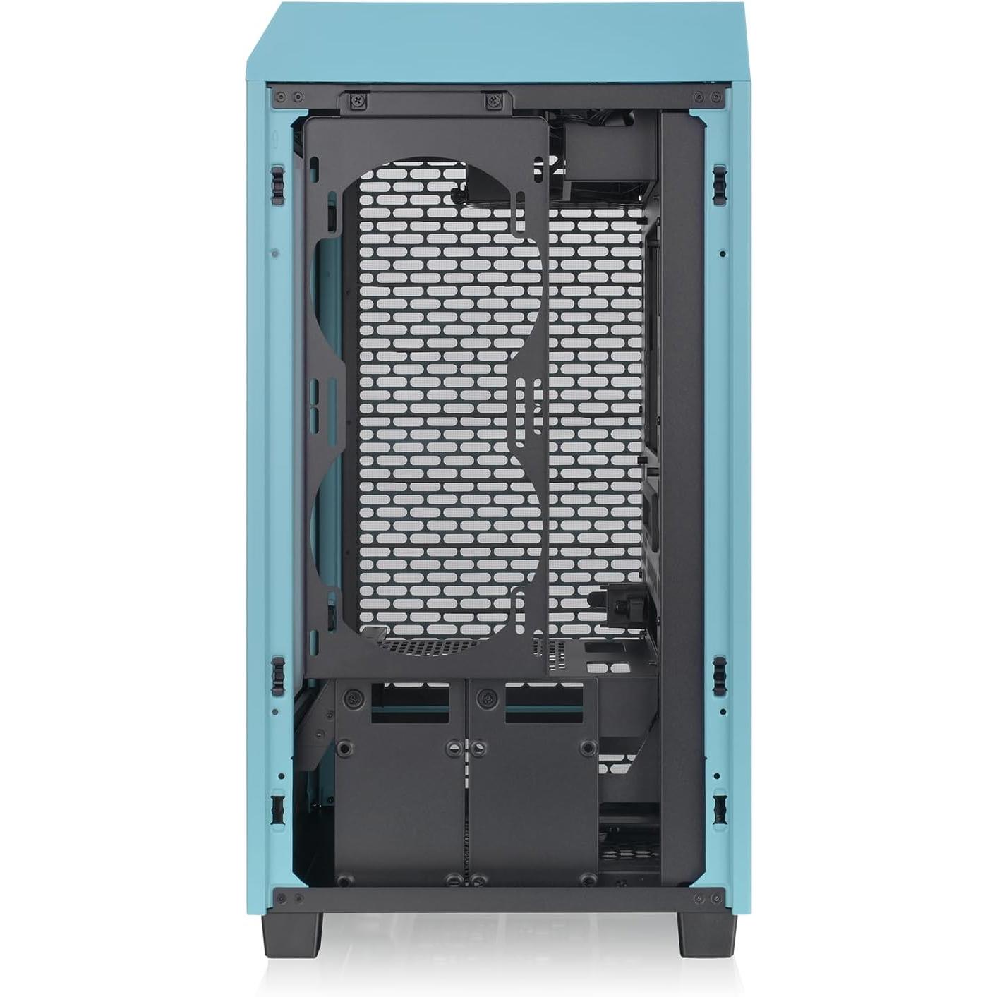 A large main feature product image of Thermaltake The Tower 200 - Mini Tower Case (Turquoise)