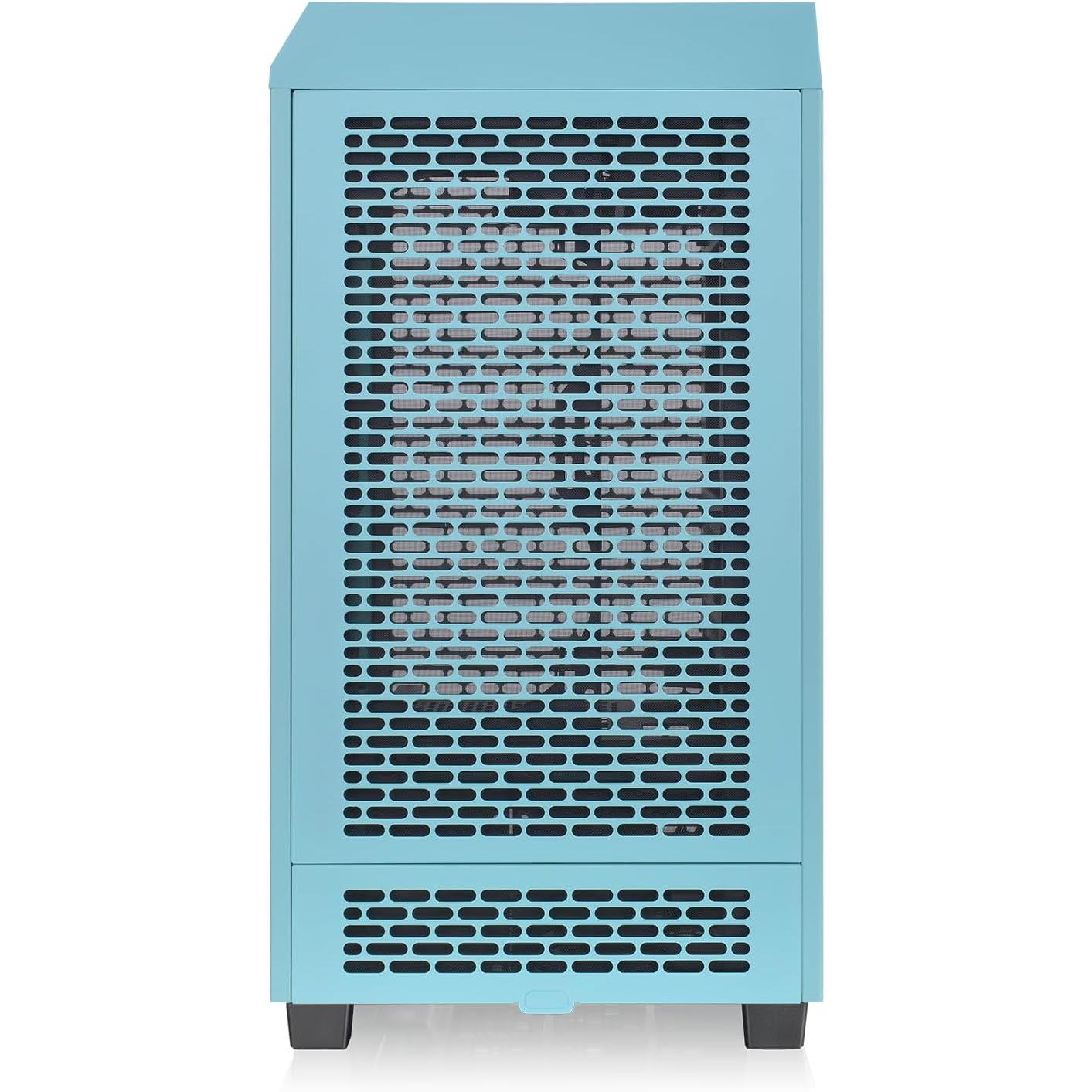 A large main feature product image of Thermaltake The Tower 200 - Mini Tower Case (Turquoise)