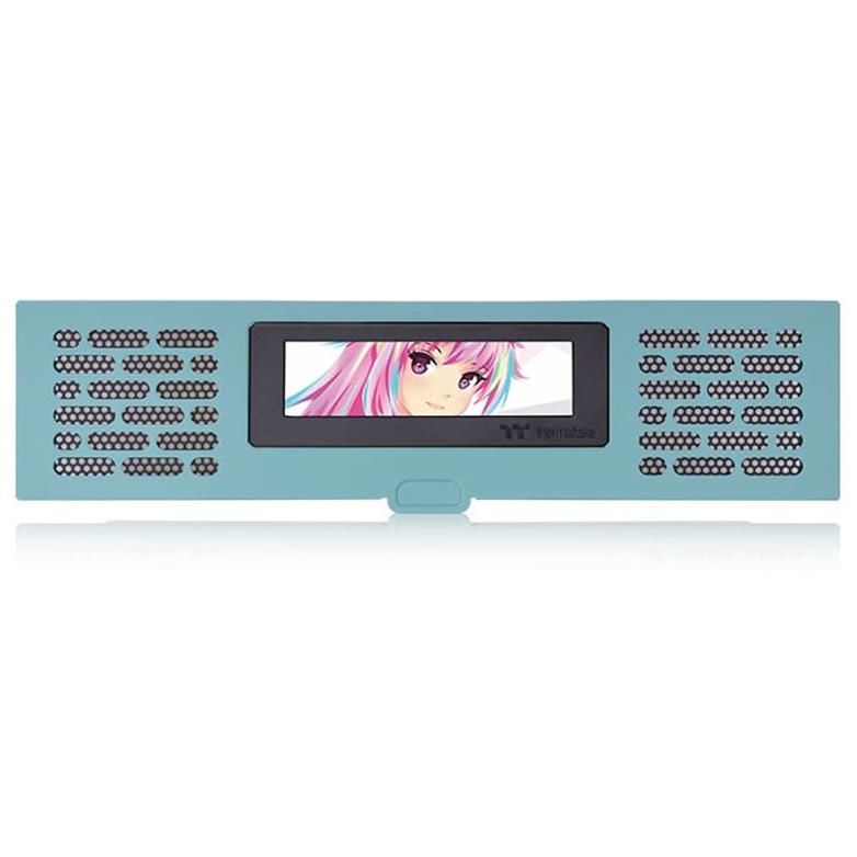 A large main feature product image of Thermaltake LCD Display Panel Kit for The Tower 200 (Turquoise)