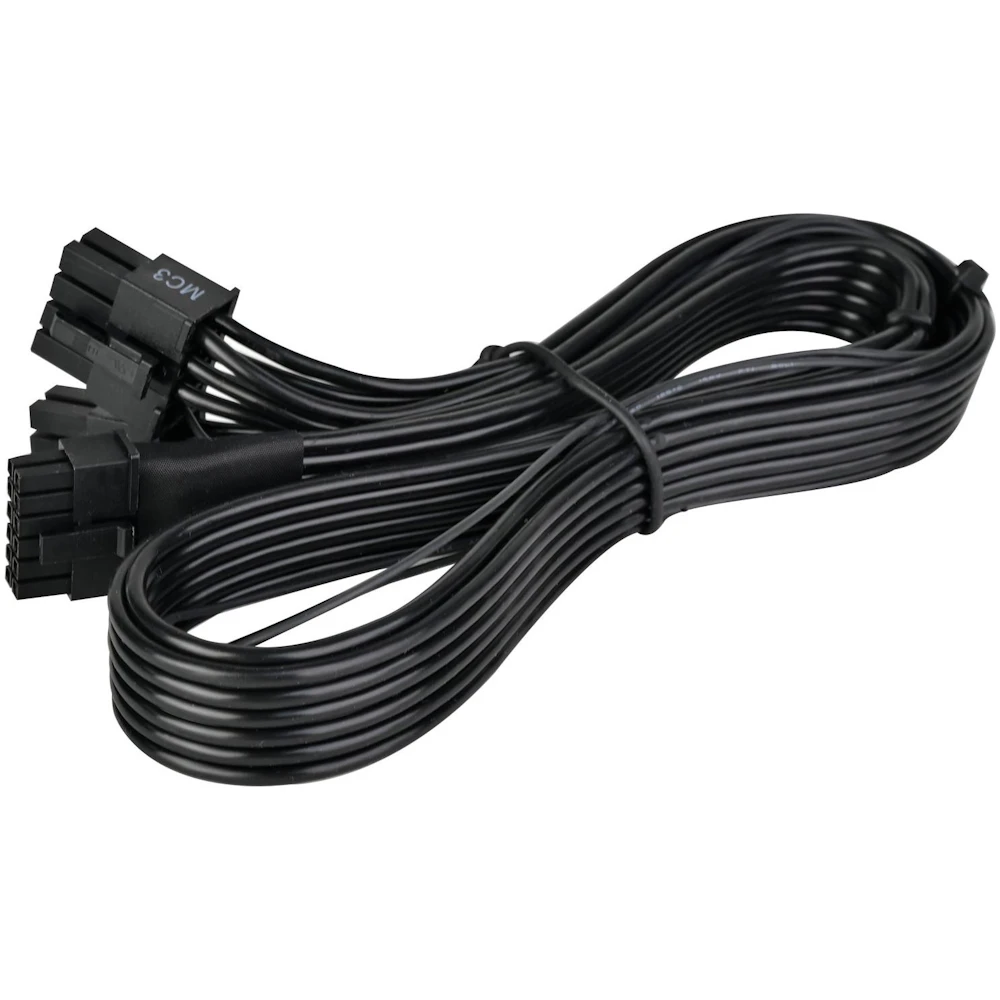 SilverStone 12V-2x6 Cable - 600W 2x8-Pin EPS to 12V-2x6 PCIe 5.1 Adapter