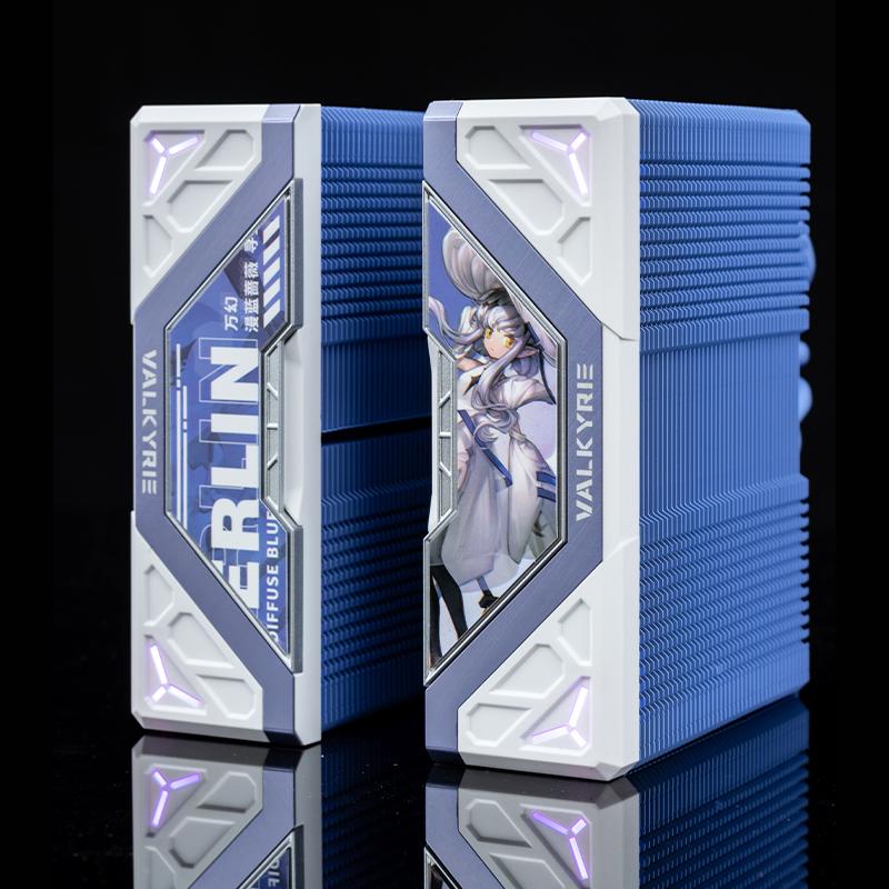 A large main feature product image of Valkyrie DL125 ARGB - Performance Dual Tower CPU Cooler (Merlin)