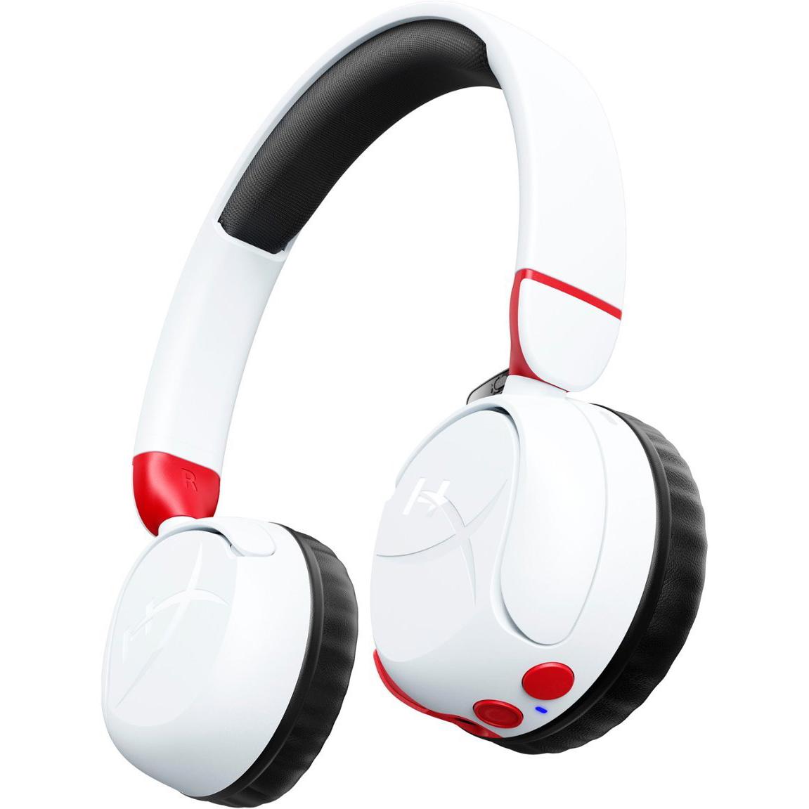 A large main feature product image of HyperX Cloud Mini Wireless - Compact Headset for Young Gamers (White)