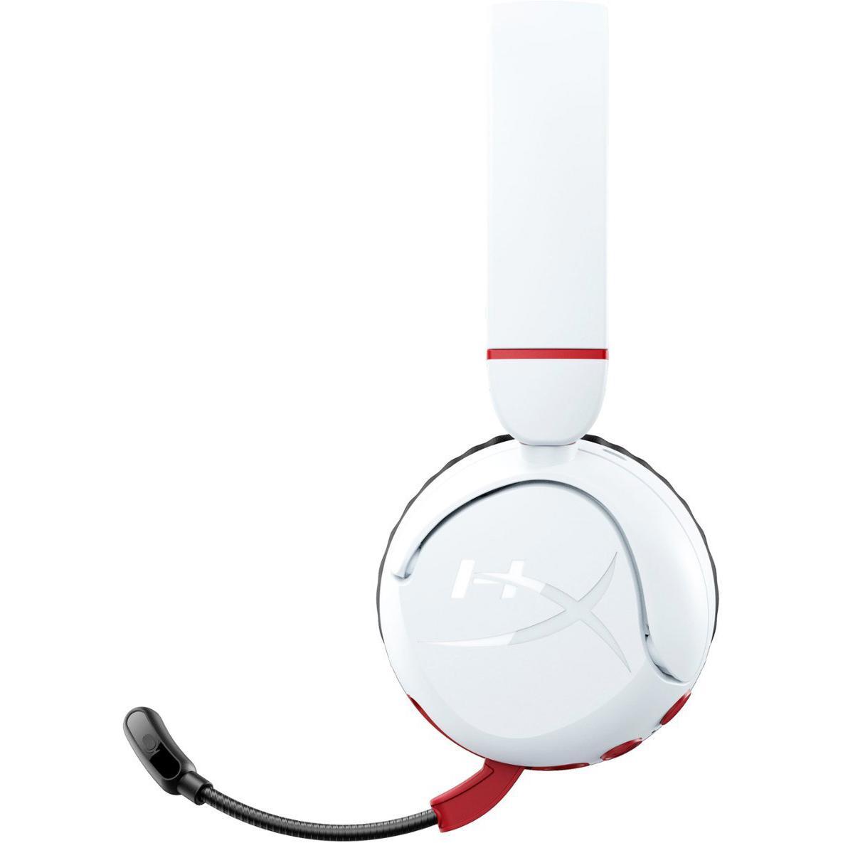 A large main feature product image of HyperX Cloud Mini Wireless - Compact Headset for Young Gamers (White)