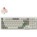 A product image of Keychron Q5 Max - 96% QMK/VIA RGB Wireless Custom Mechanical Keyboard - White (Gateron Jupiter Red Switch)