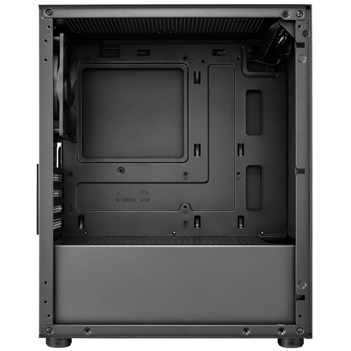 A large main feature product image of FSP S110 - Mesh Micro Tower Case (Black)