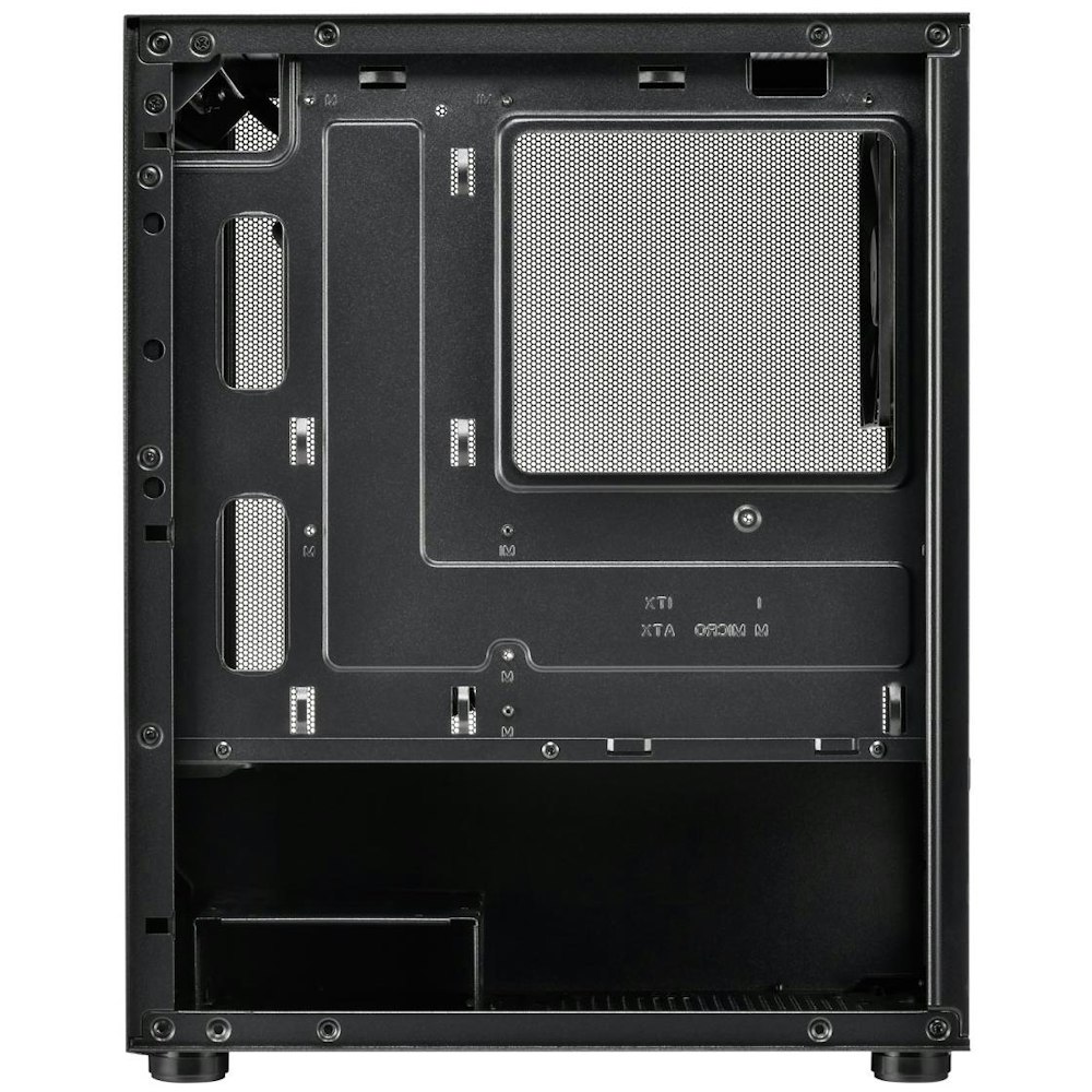 A large main feature product image of FSP S110 - Mesh Micro Tower Case (Black)