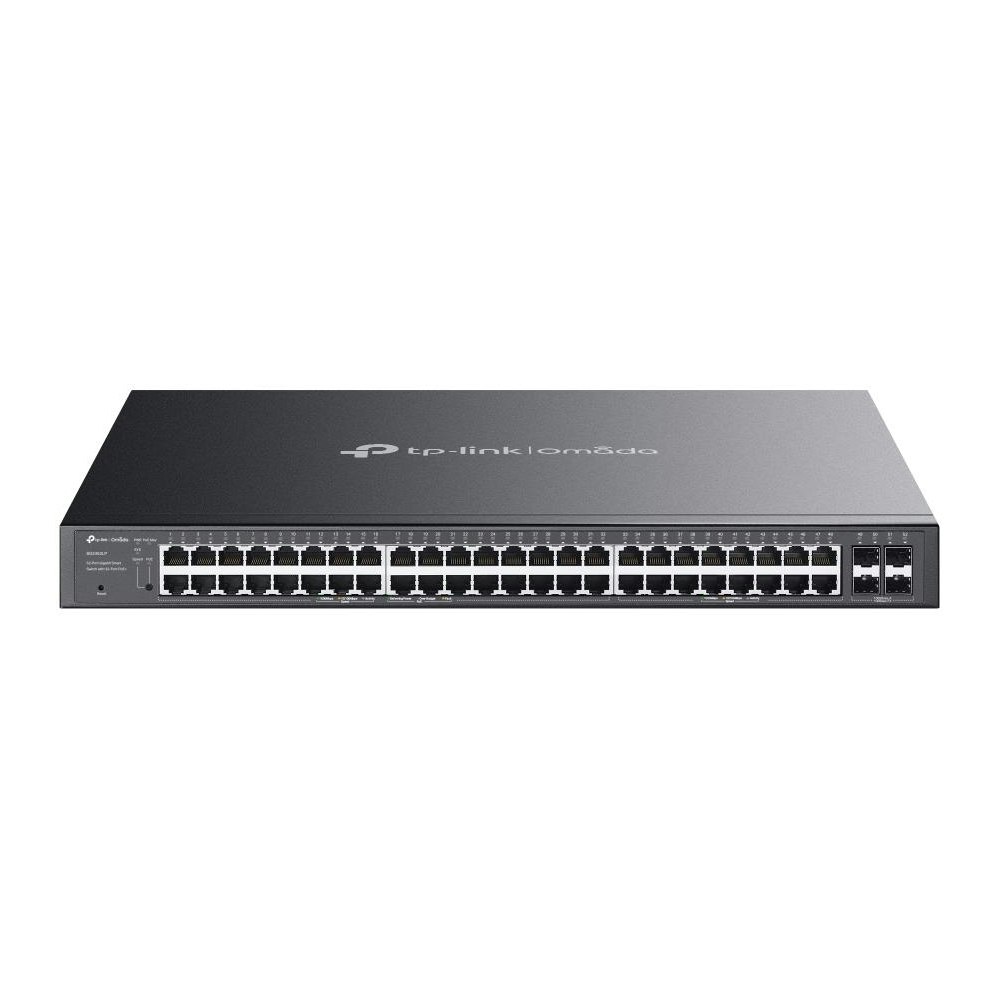 A large main feature product image of TP-Link Omada SG2452LP - 52-Port Gigabit Smart Switch with 32-Port PoE+