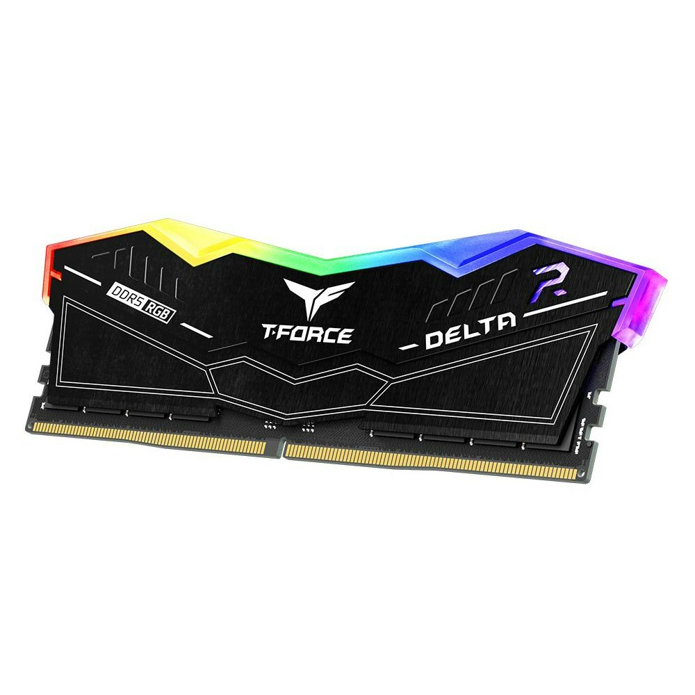 A large main feature product image of Team T-Force Delta RGB 16GB Kit (2x8GB) DDR5-6000 C38