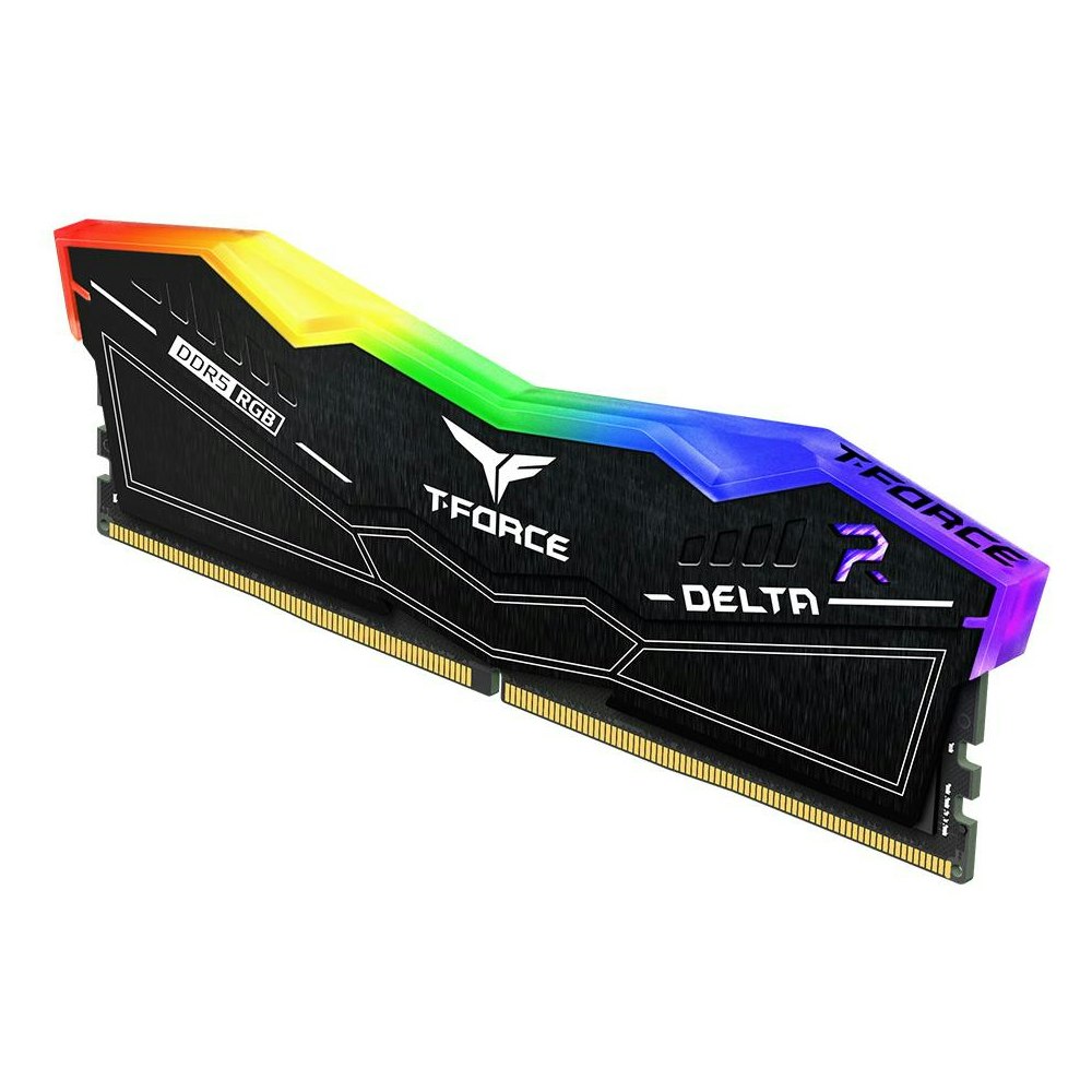 A large main feature product image of Team T-Force Delta RGB 16GB Kit (2x8GB) DDR5-6000 C38