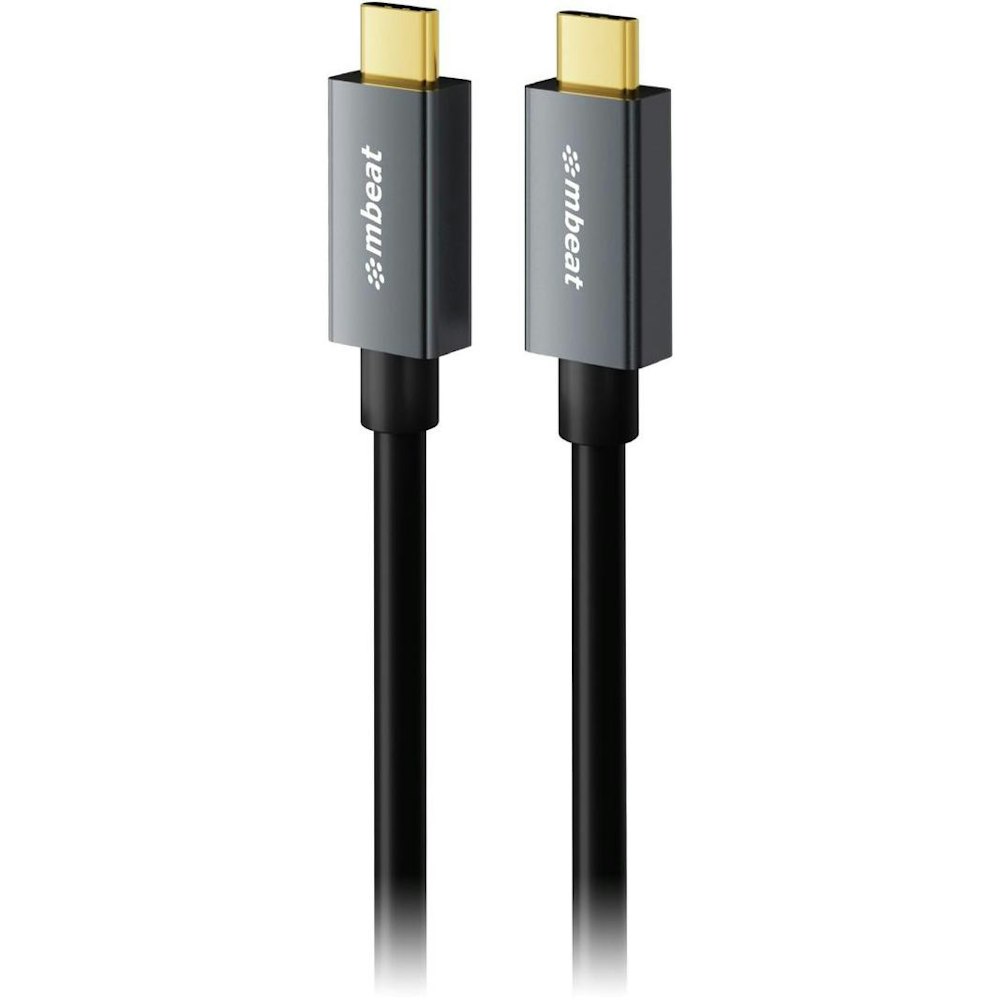 A large main feature product image of mbeat Tough Link 1m USB 4.0 USB Type-C Cable - Space Grey