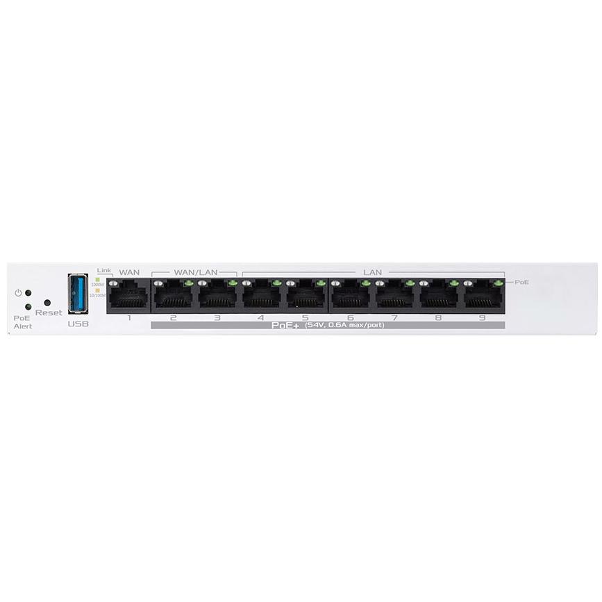 A large main feature product image of ASUS ExpertWiFi EBG19P Gigabit PoE+ VPN Wired Router