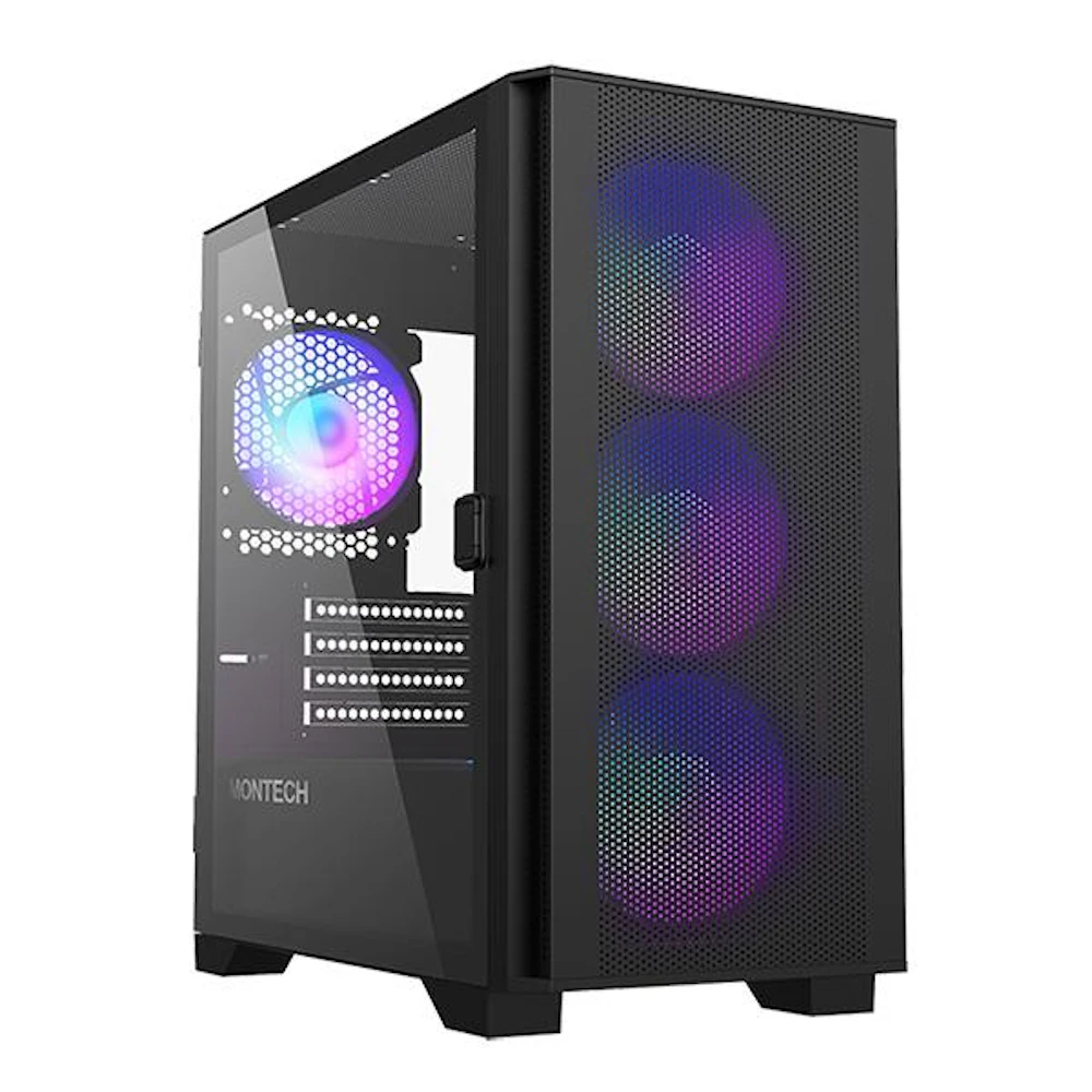 Montech AIR 100 ARGB Micro Tower Case (Black)