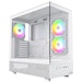 A product image of Montech XR - Tempered Glass Mid Tower Case (White)