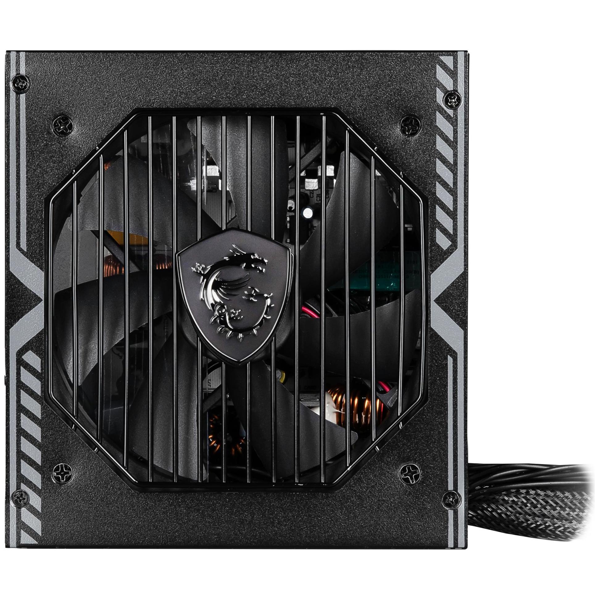 A large main feature product image of MSI MAG A750BN - 750W Bronze PCIe 5.0 ATX PSU