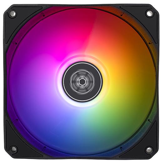 A large main feature product image of SilverStone Air Nexus 120 RGB 120mm Fans - 3 Pack