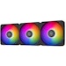 A product image of SilverStone Air Nexus 120 RGB 120mm Fans - 3 Pack