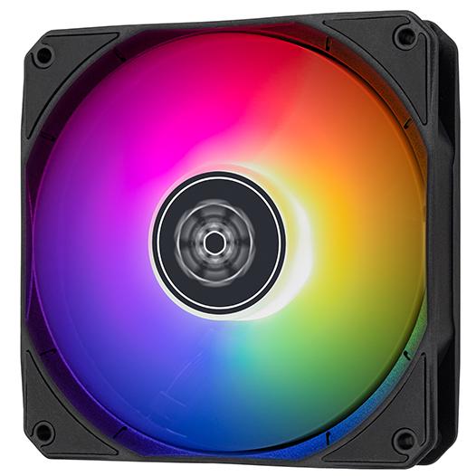 A large main feature product image of SilverStone Air Nexus 120 RGB 120mm Fans - 3 Pack