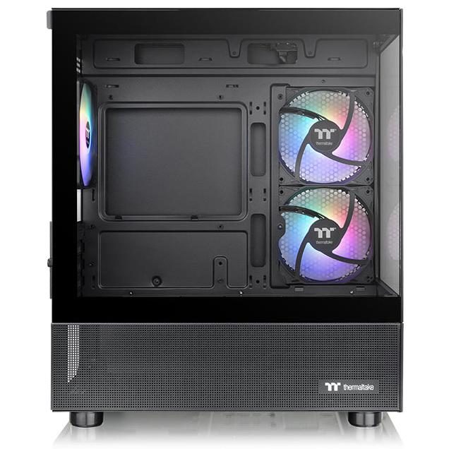 A large main feature product image of Thermaltake View 170 TG - ARGB Micro Tower Case (Black)
