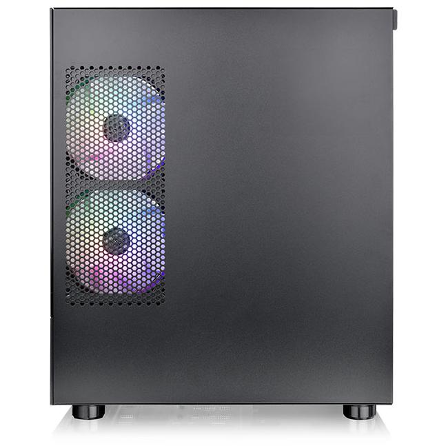 A large main feature product image of Thermaltake View 170 TG - ARGB Micro Tower Case (Black)