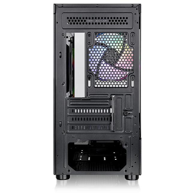 A large main feature product image of Thermaltake View 170 TG - ARGB Micro Tower Case (Black)