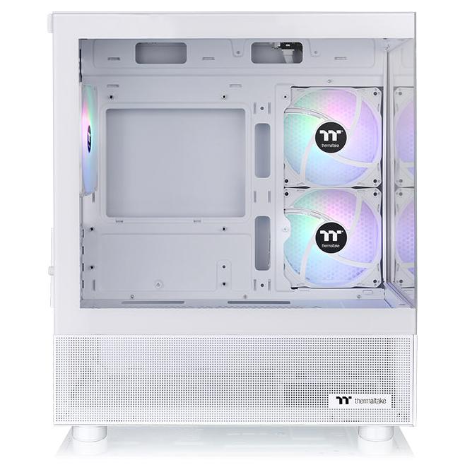A large main feature product image of Thermaltake View 170 TG - ARGB Micro Tower Case (Snow)
