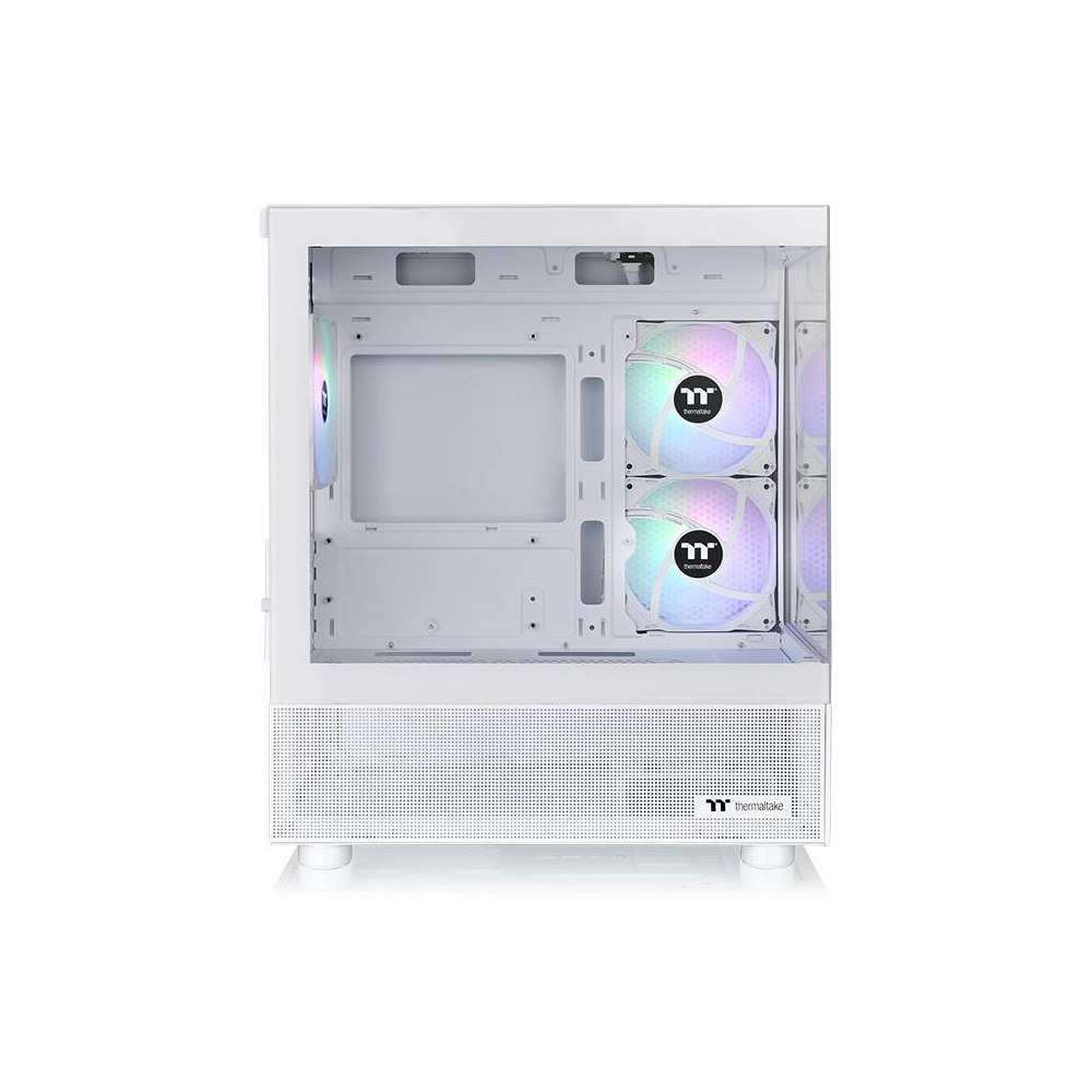 A large main feature product image of Thermaltake View 170 TG - ARGB Micro Tower Case (Snow)