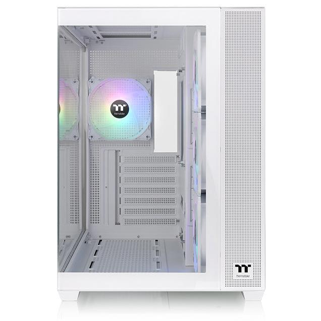 A large main feature product image of Thermaltake View 380 TG - Mid Tower Case (Snow)
