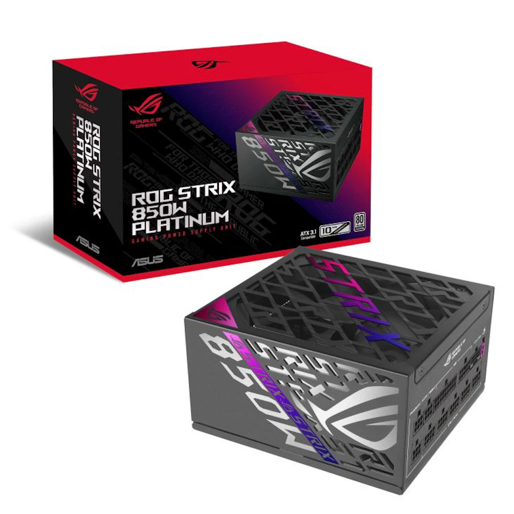 ASUS ROG Strix 850W Platinum PCIe 5.0 ATX Modular PSU