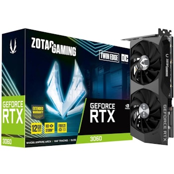 Product image of EX-DEMO ZOTAC GAMING GeForce RTX 3060 Twin Edge OC 12GB GDDR6 - Click for product page of EX-DEMO ZOTAC GAMING GeForce RTX 3060 Twin Edge OC 12GB GDDR6