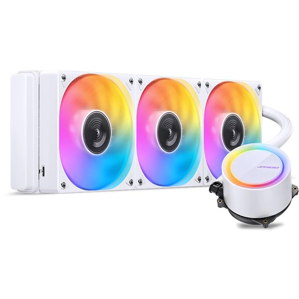 Jonsbo TG-360 ARGB 360mm AIO CPU Liquid Cooler (White)