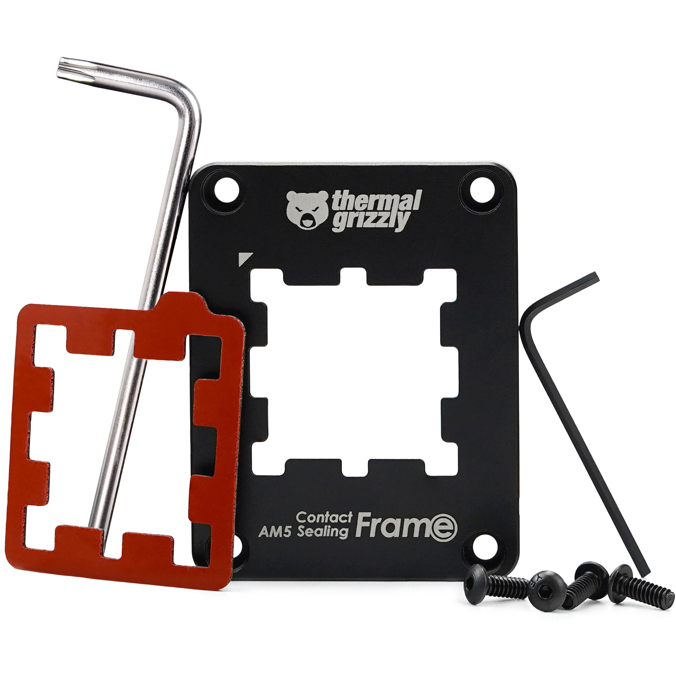 A large main feature product image of Thermal Grizzly Contact Sealing Frame for AMD AM5