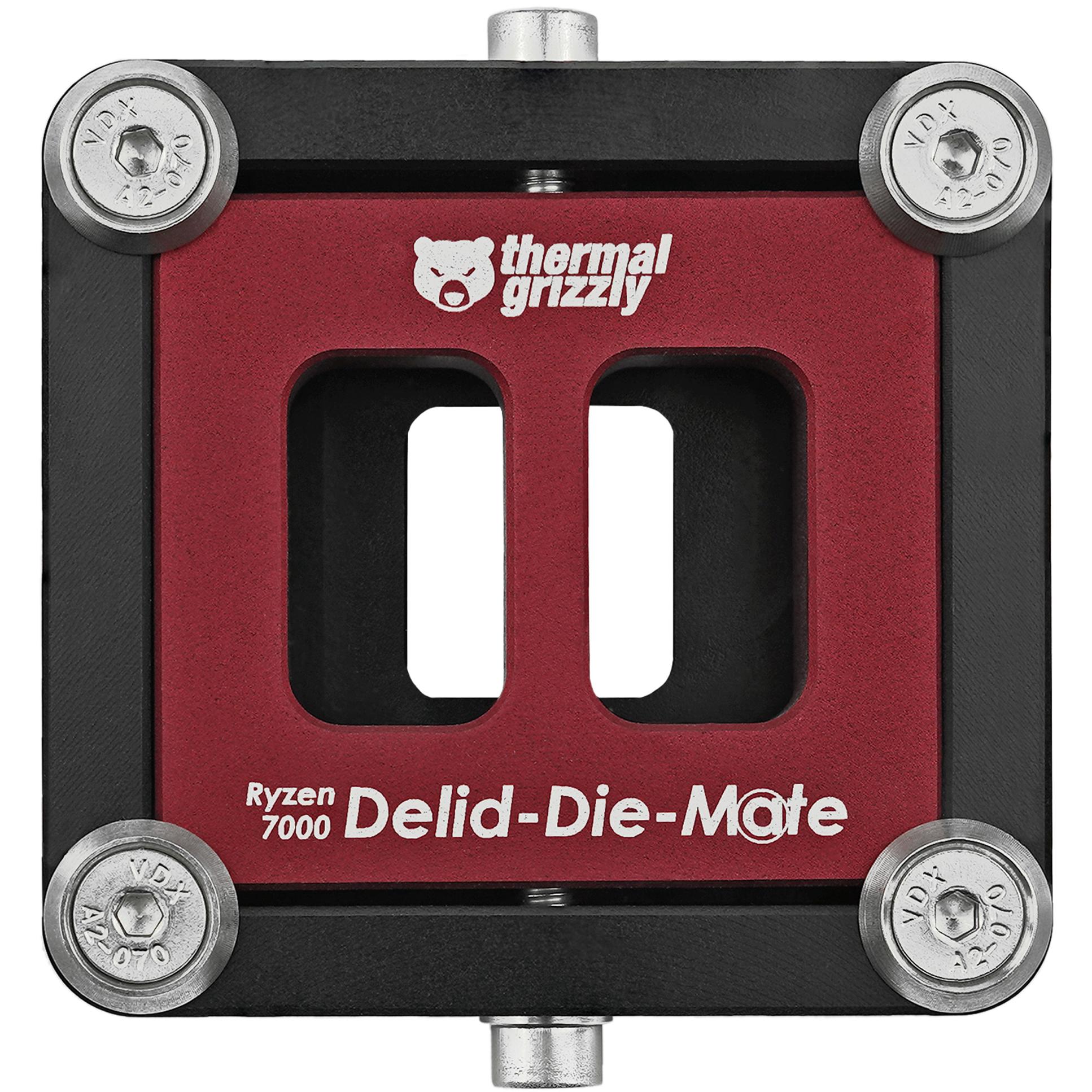 A large main feature product image of Thermal Grizzly Delid Die Mate - CPU Delidding Tool for AMD AM5
